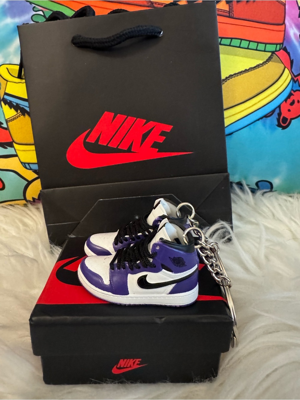 Jordan Mini Sneaker Keychain